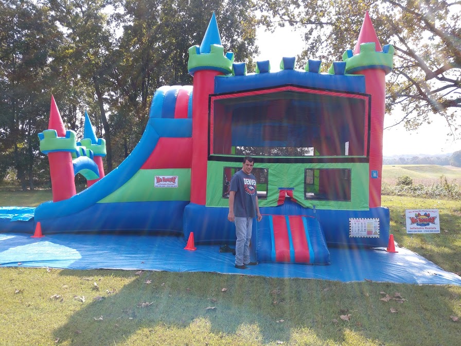 Themed Bouncing Angel Combo | Mr. Bounce Inflatable Rentals