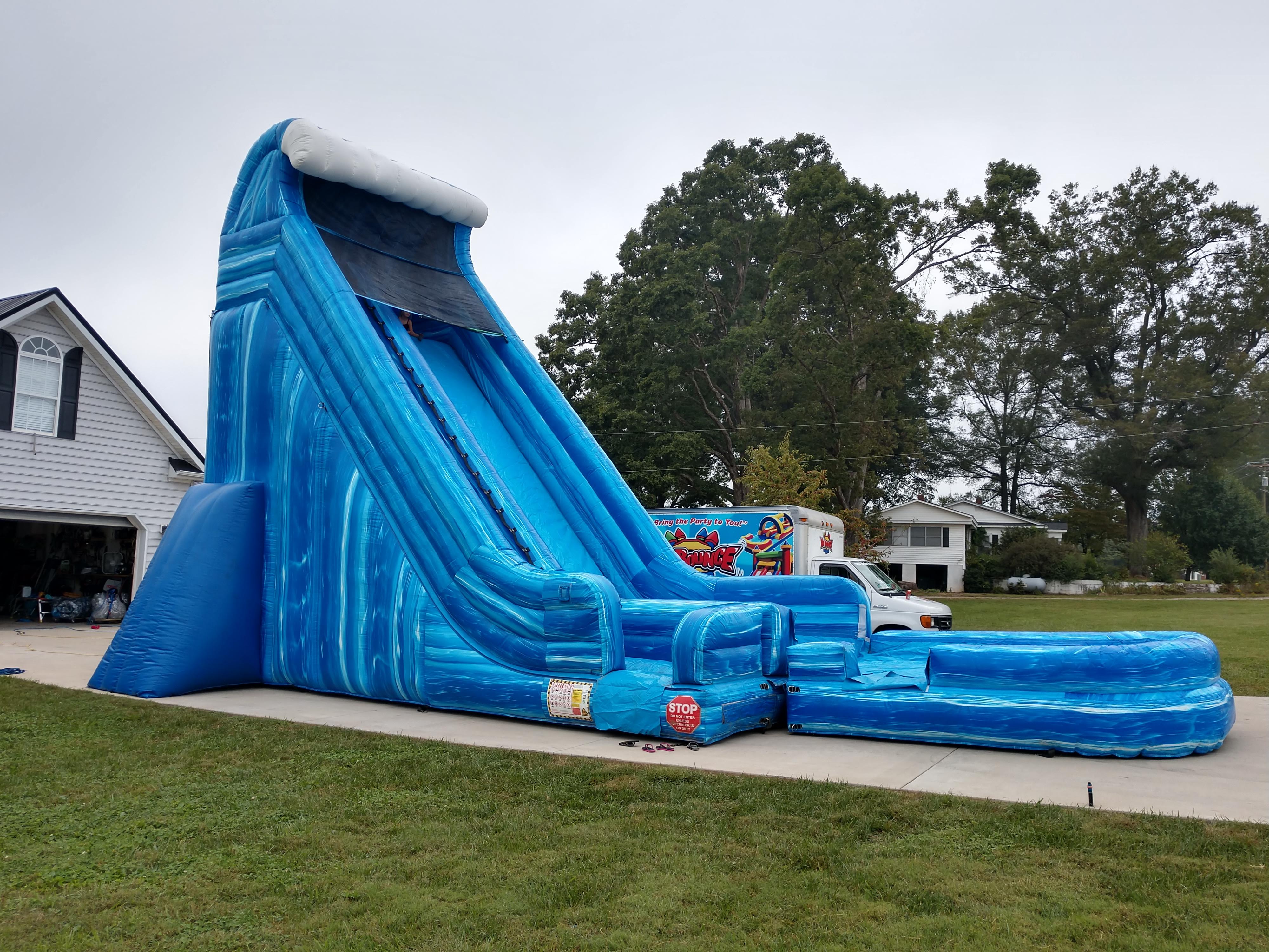 30ft inflatable water slide