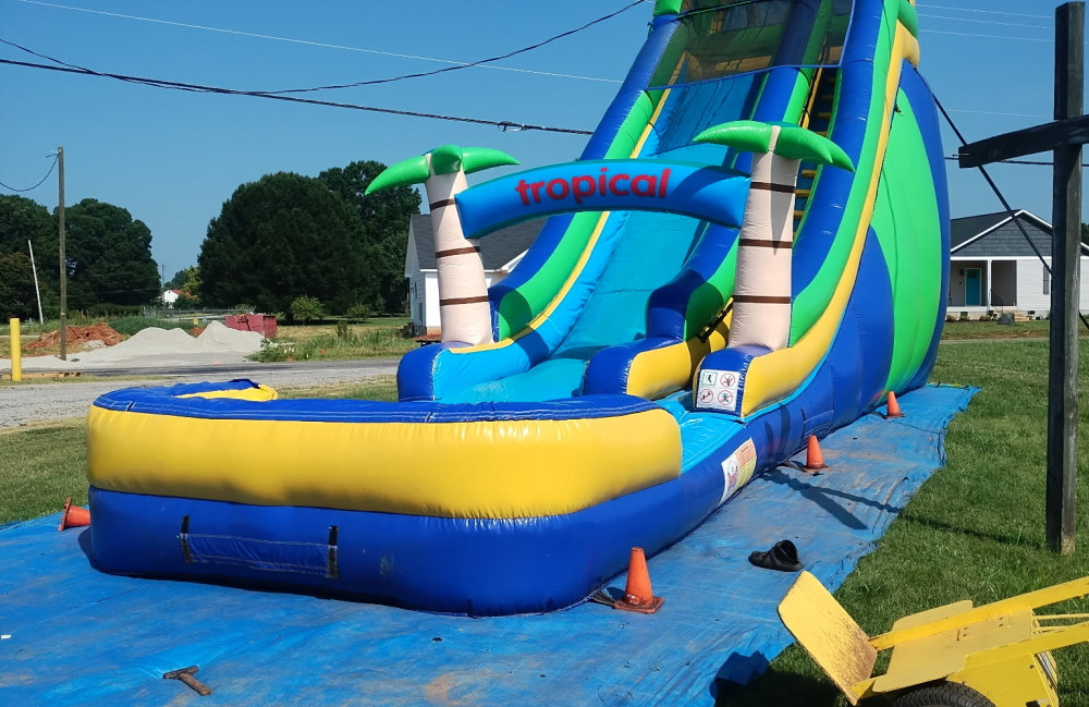 Image 2 of 22ft Tropical Slide