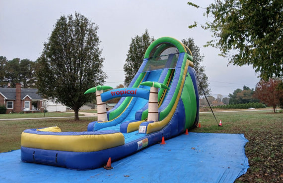 Image 5 of 22ft Tropical Slide