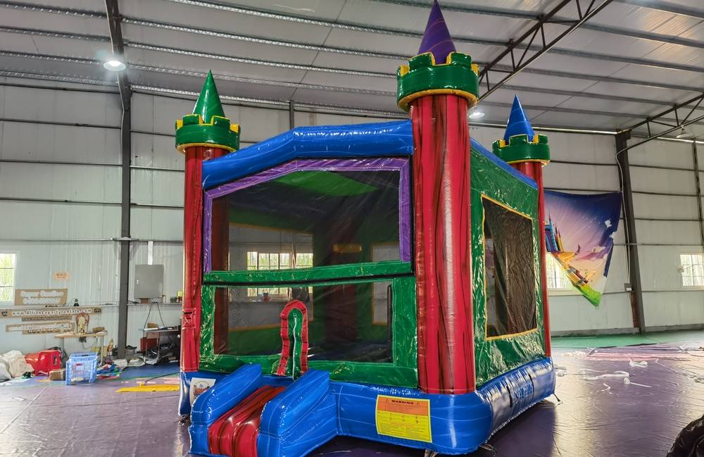Image 2 of Themed Multi-Color Bounce House