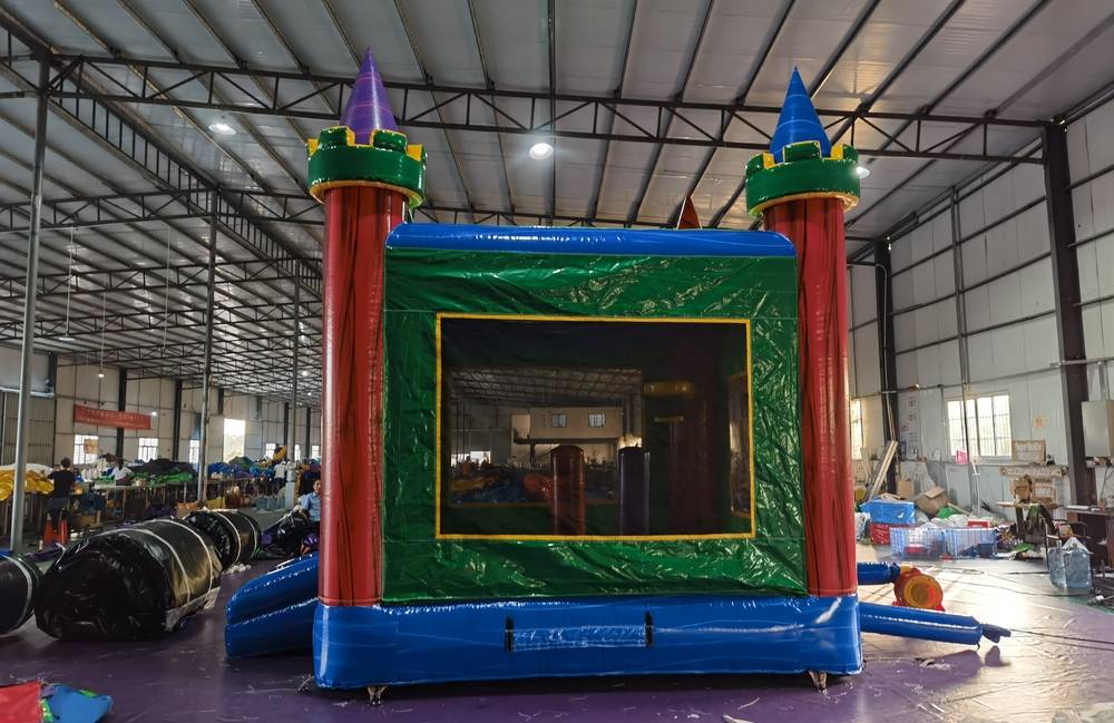 Image 3 of Themed Multi-Color Bounce House