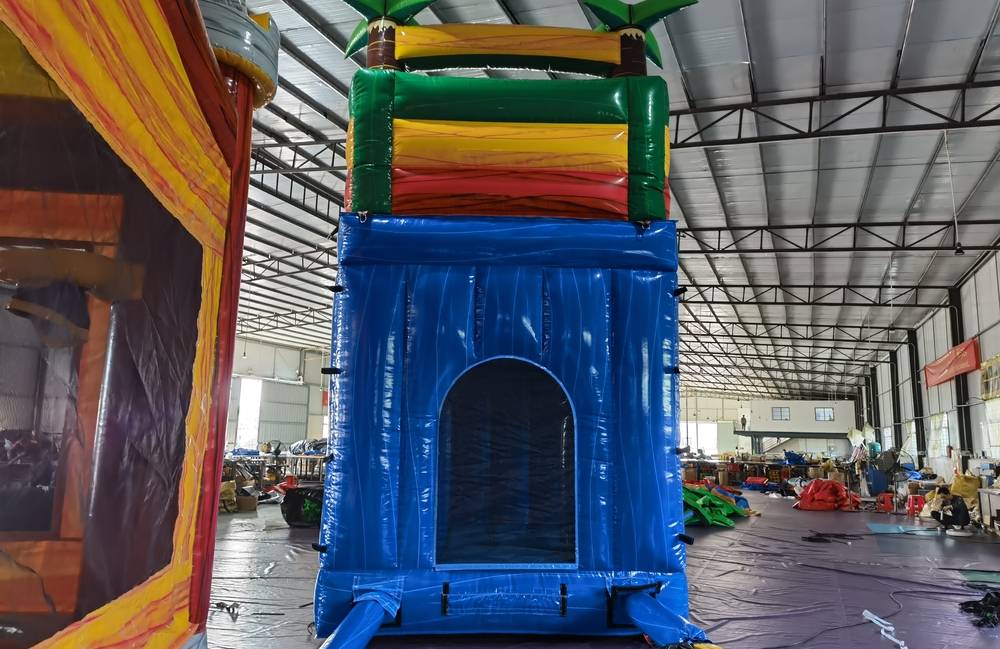 Image 10 of 20ft Single Lane Slide with Bounce House