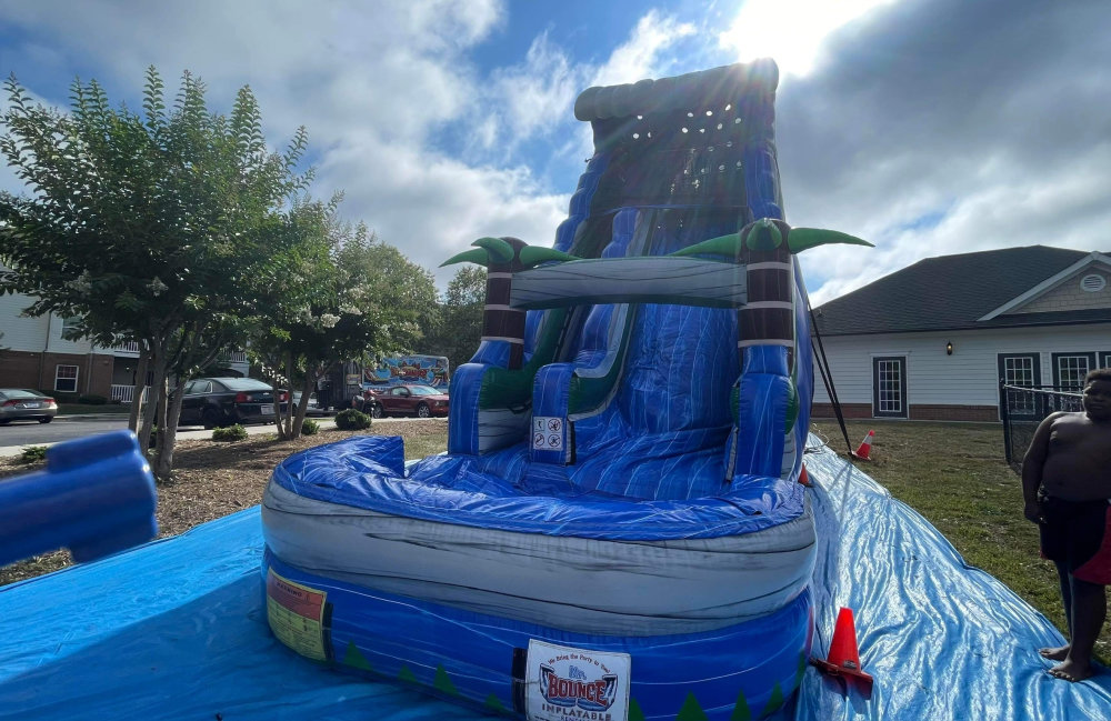 Image 4 of 23ft Blue Lagoon Slide