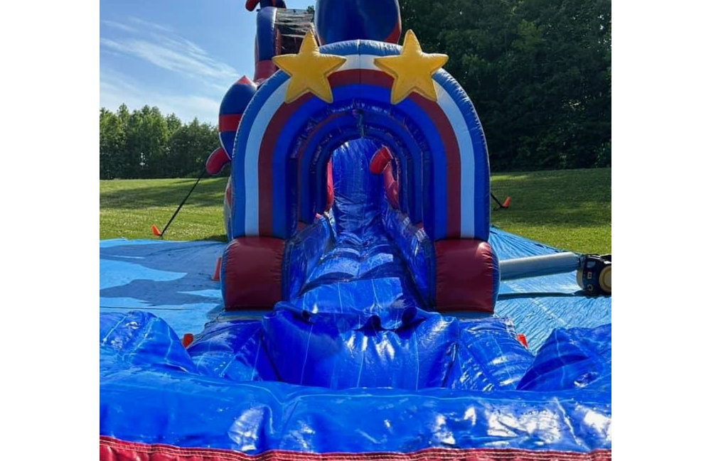 Image 5 of 24ft Single Lane Rocket Wavy Slide