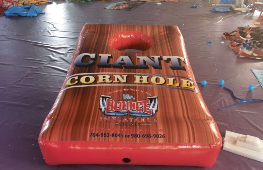 Image 10 of Giant Inflatable Cornhole Game