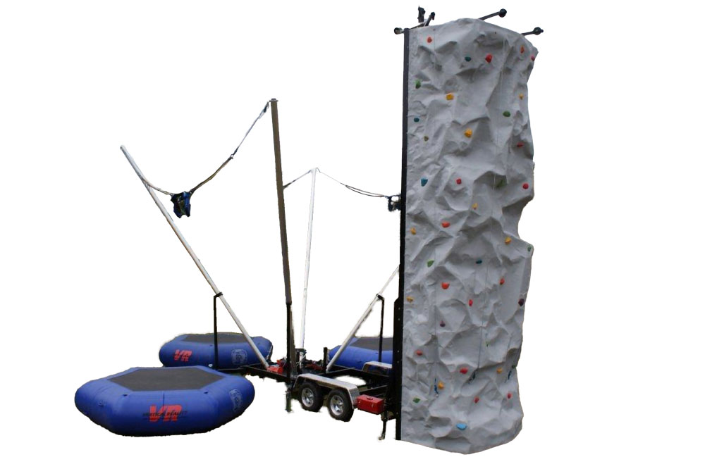 Image 1 of Rock Climbing Wall & Bungie Jump Combo 