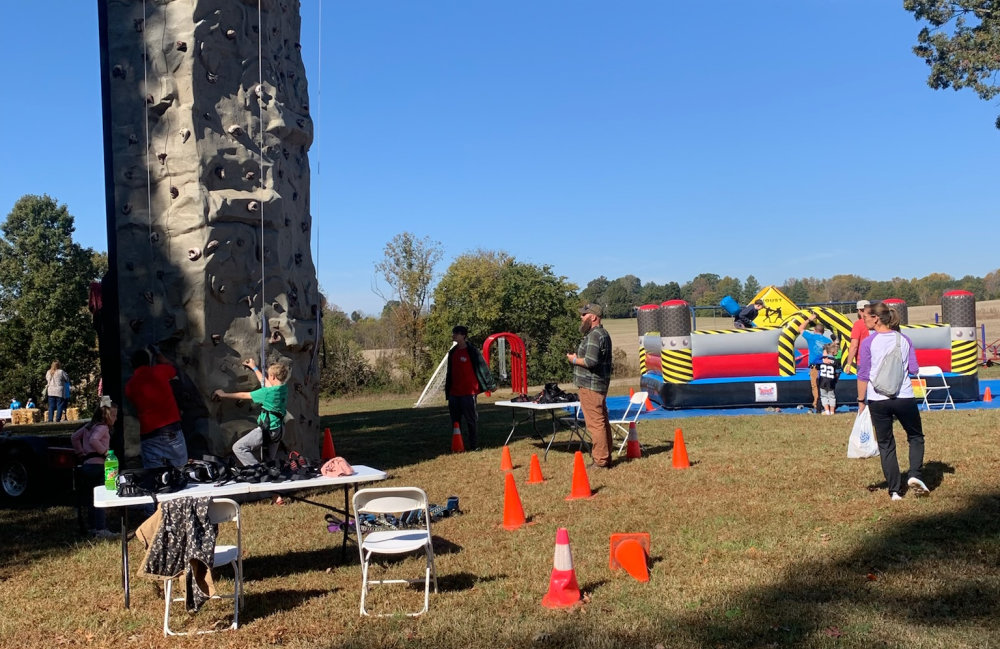 Image 2 of Rock Climbing Wall & Bungie Jump Combo 