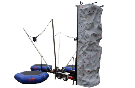 Image 2 of Rock Climbing Wall & Bungie Jump Combo 