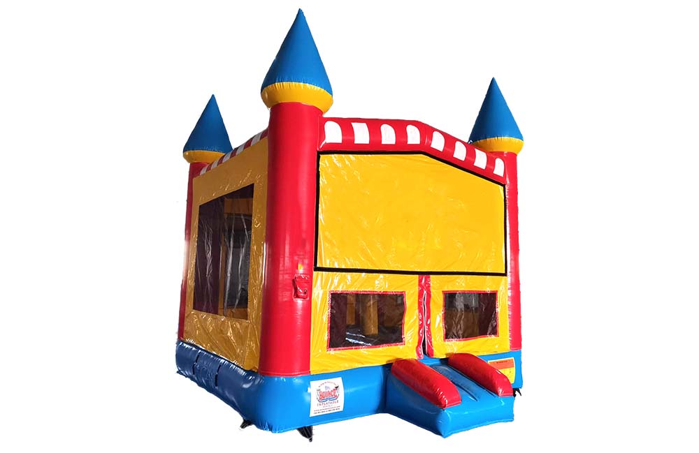 Image 1 of Themed Red/Blue Bounce House