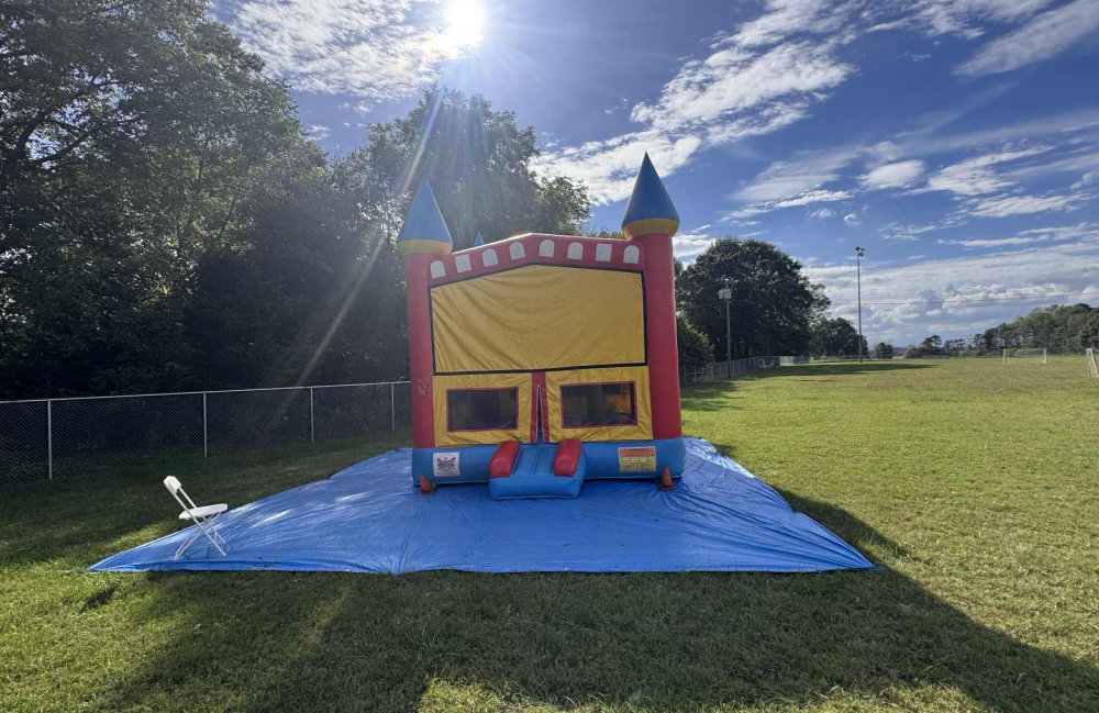 Image 4 of Themed Red/Blue Bounce House