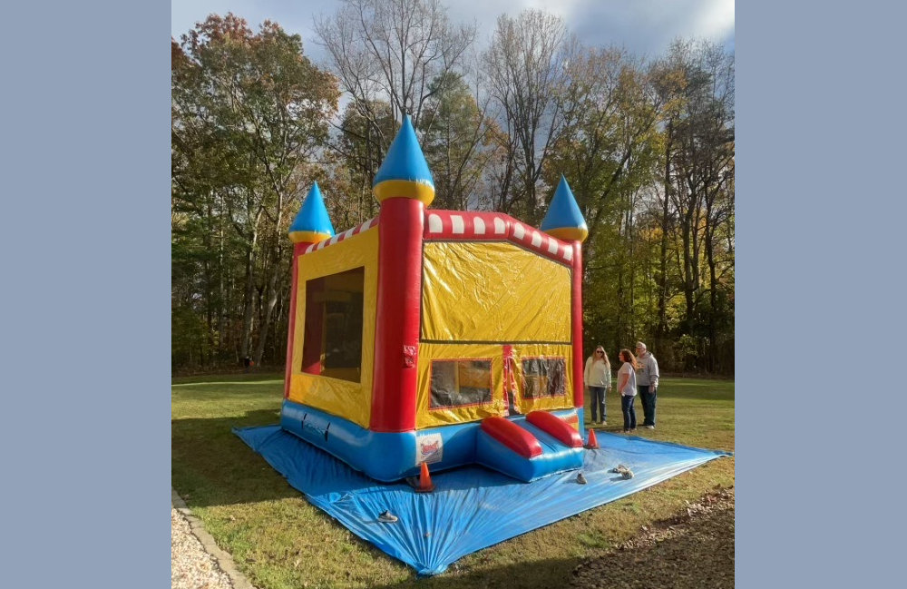 Image 6 of Themed Red/Blue Bounce House