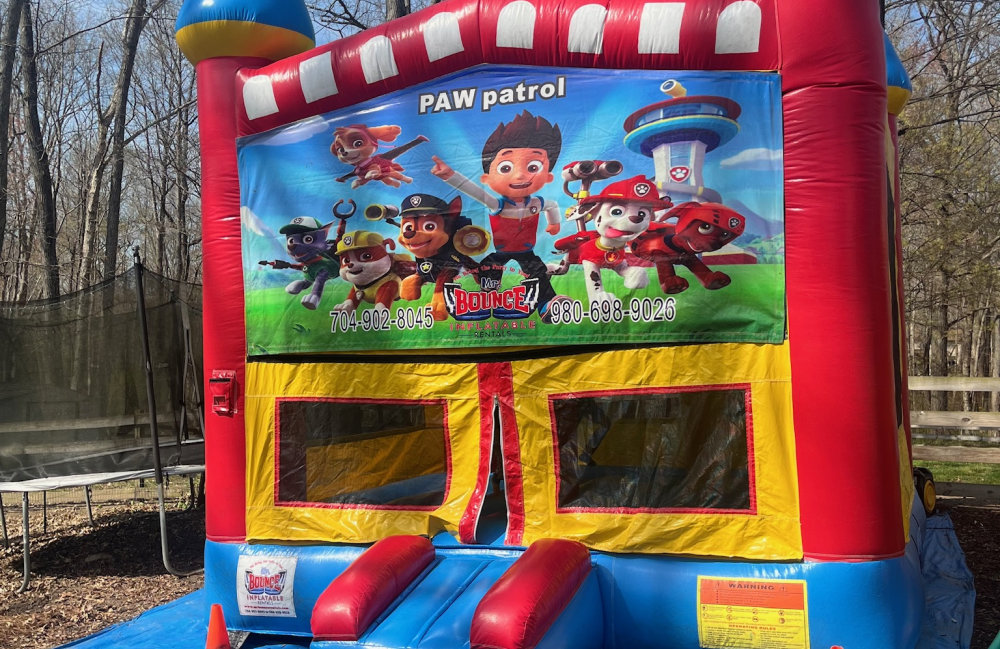 Image 8 of Themed Red/Blue Bounce House