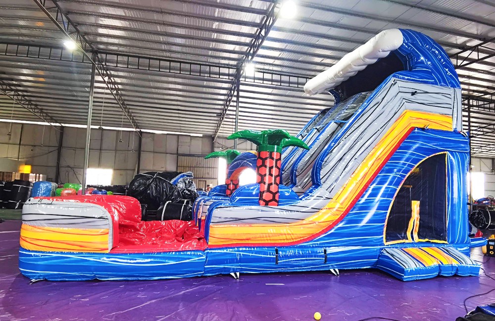 Image 1 of 20ft Dual Slide/Large Bounce House