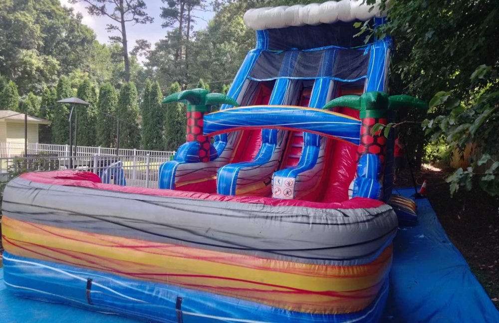Image 3 of 20ft Dual Slide/Large Bounce House