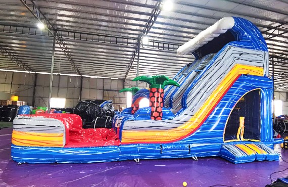 Image 2 of 20ft Dual Slide/Large Bounce House