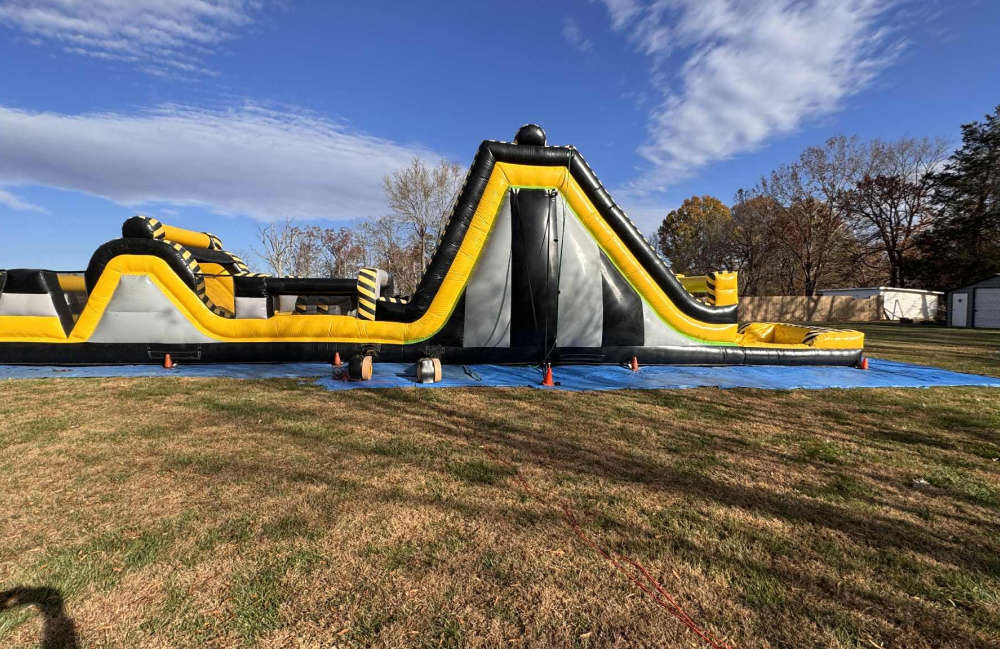 Image 4 of 65ft Green Machine Obstacle Course