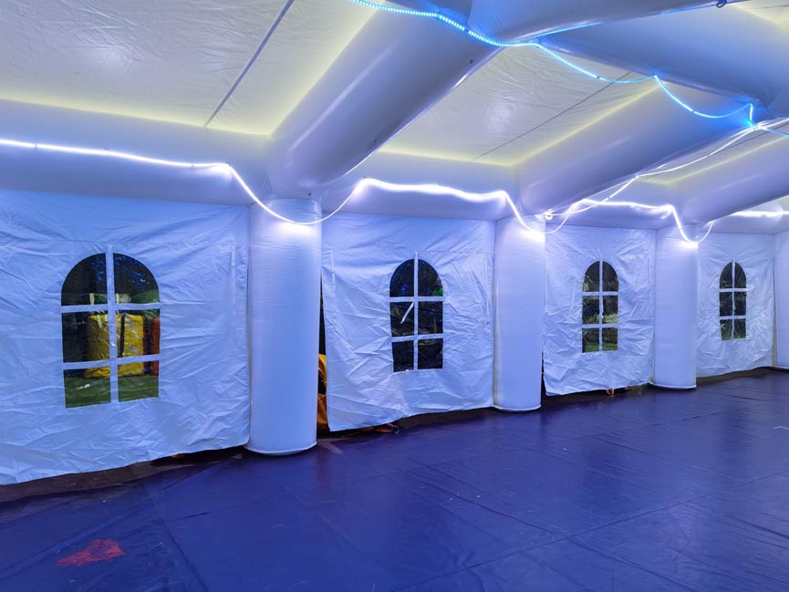 Image 1 of 20x40' White Inflatable Tent