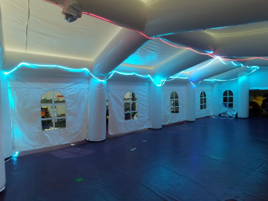 Image 3 of 20x40' White Inflatable Tent