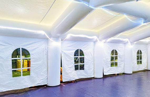 Image 8 of 20x40' White Inflatable Tent