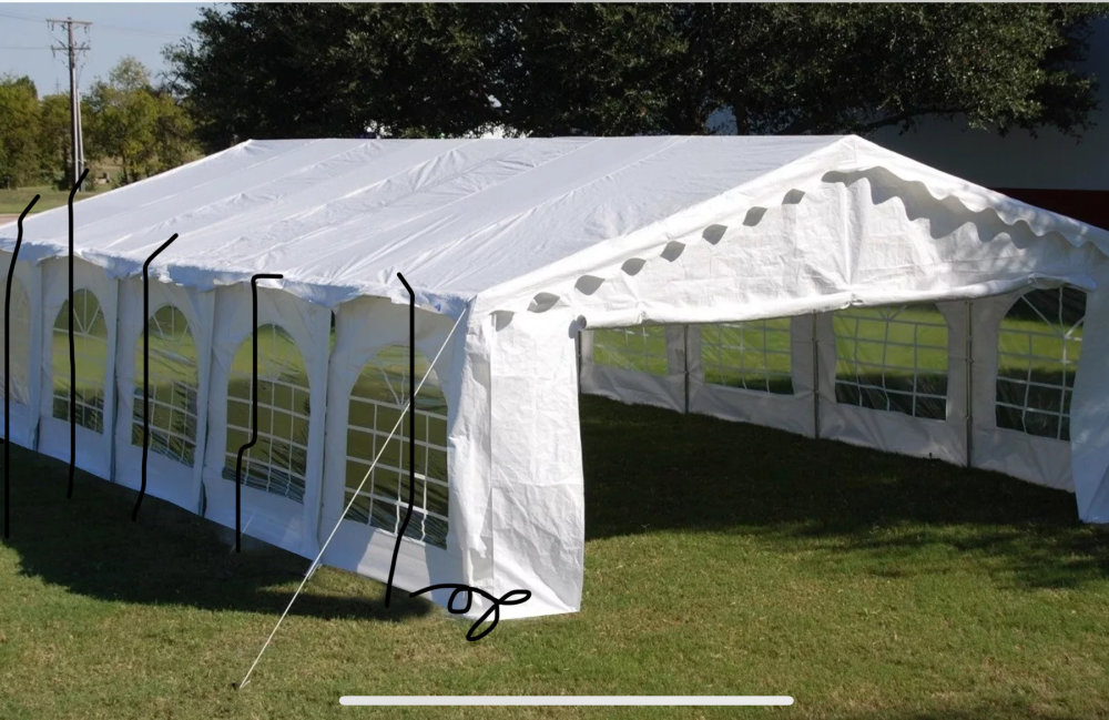 Image 4 of 20x30' Pole Tent