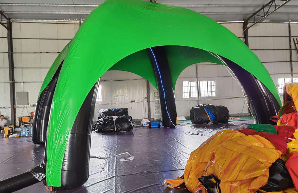 Image 9 of Green 24ft Dome Tent