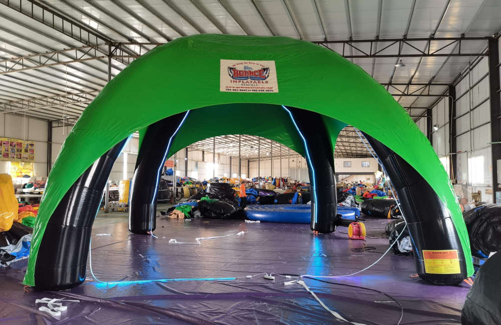 Image 10 of Green 24ft Dome Tent