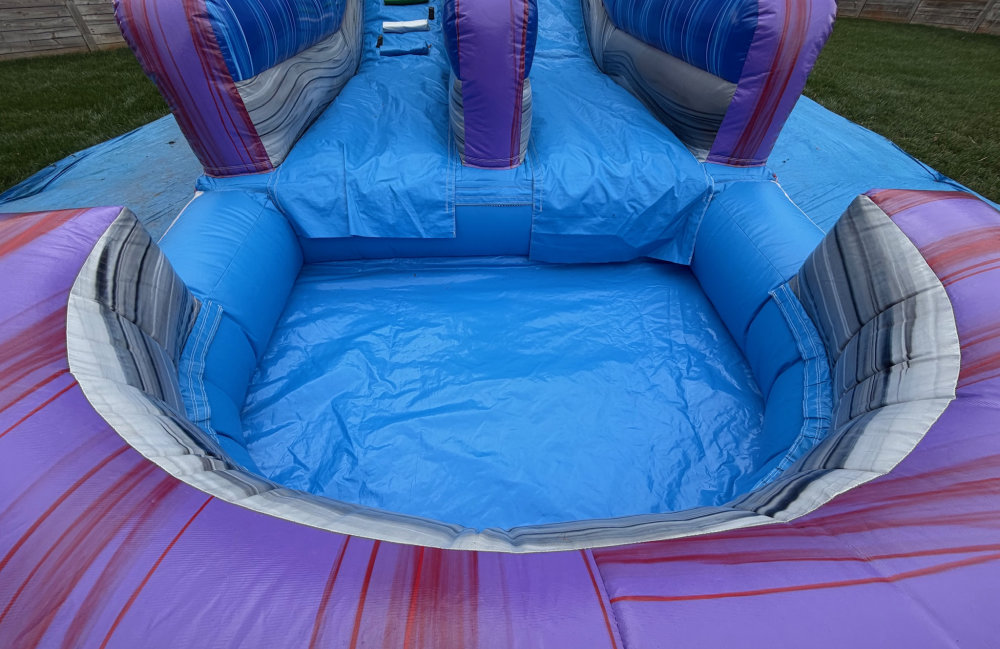 Image 4 of 22ft Purple Lagoon Slide