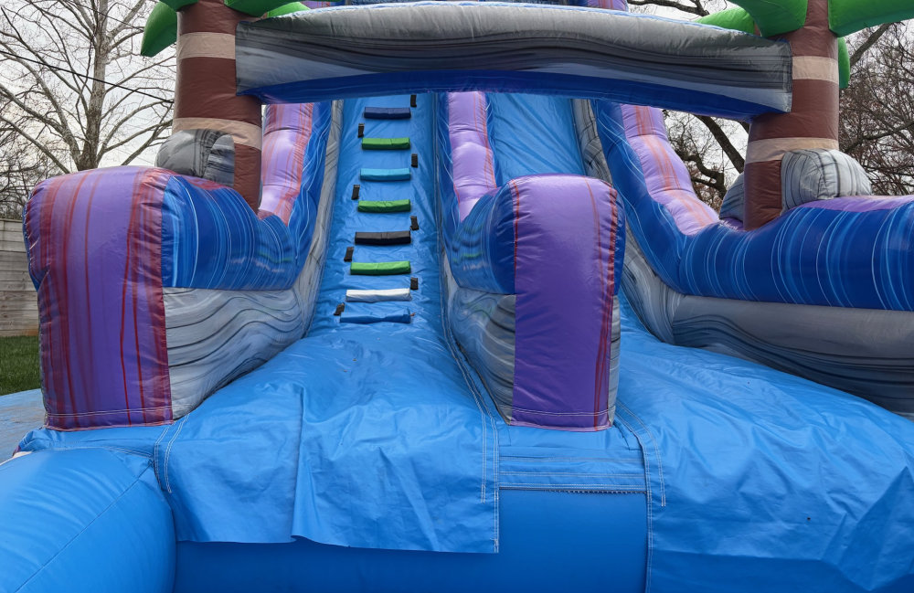 Image 7 of 22ft Purple Lagoon Slide