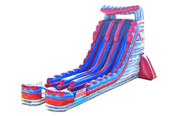 27ft Dual Lane Screamer Slide